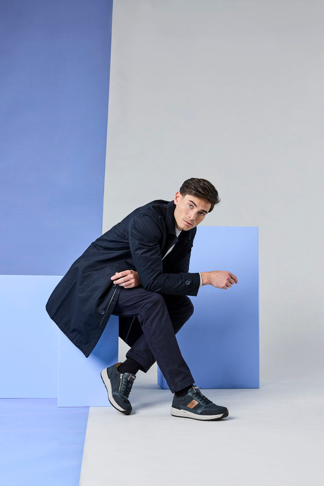 Rieker 11505-14 Navy H Fit Shoes