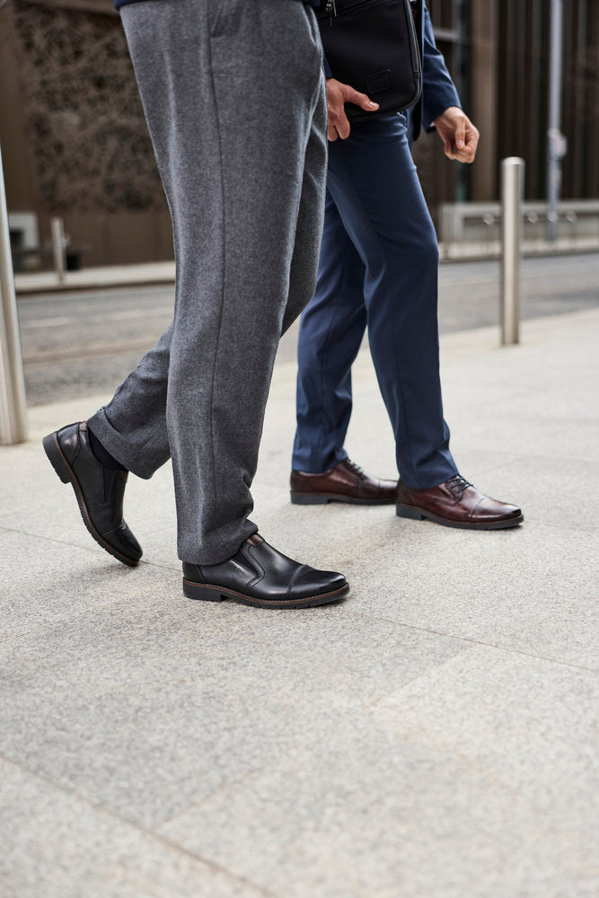 Rieker 13950-00 Black Slip On Shoes