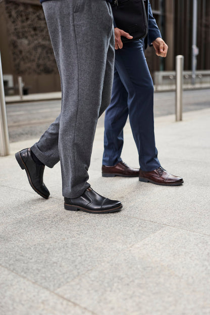 Rieker 13950-00 Black Slip On Shoes