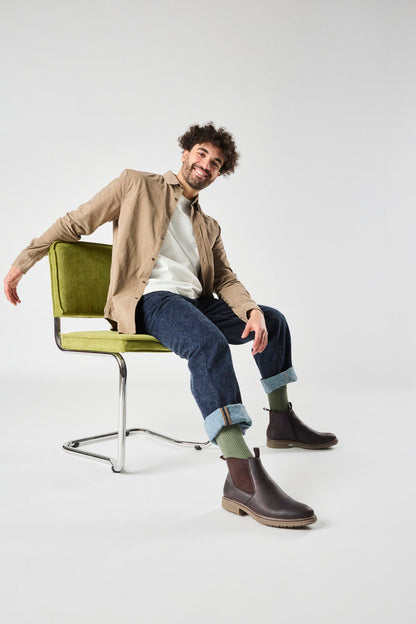 Rieker 33180-27 Brown Chelsea Boots