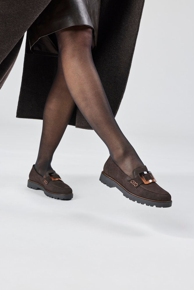 Rieker 45553-25 Brown Slip On Shoes