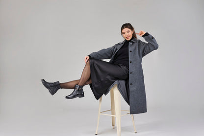 Rieker 74856-00 Black H Fit Ankle Boots