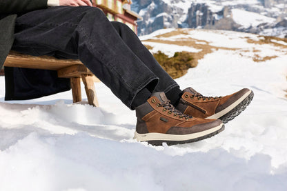 Rieker TEX B8124-22 Brown & Black H Fit Boots