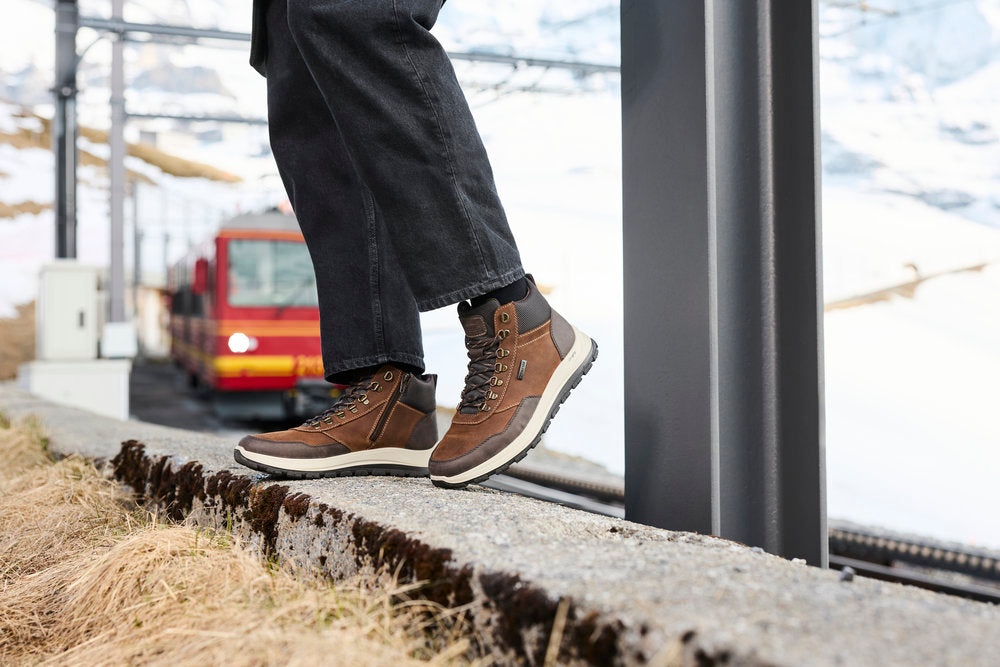 Rieker TEX B8124-22 Brown & Black H Fit Boots