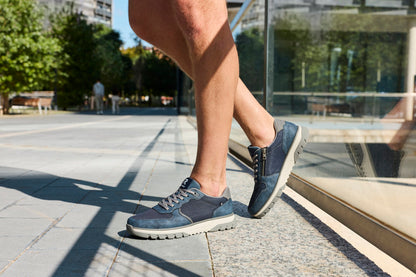 Rieker B9302-14 Denim Blue H Fit Sneakers