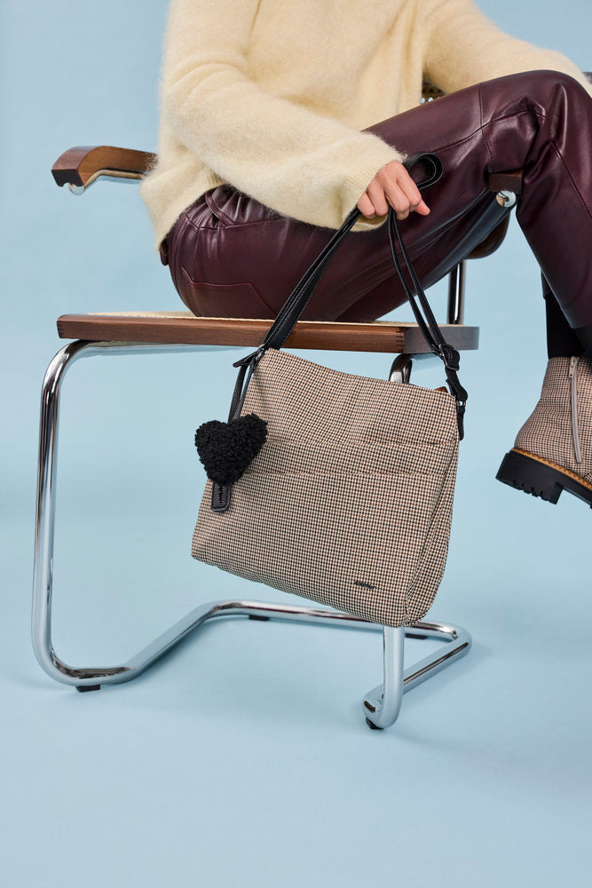 Rieker H1005-90 Beige & Black Handbag