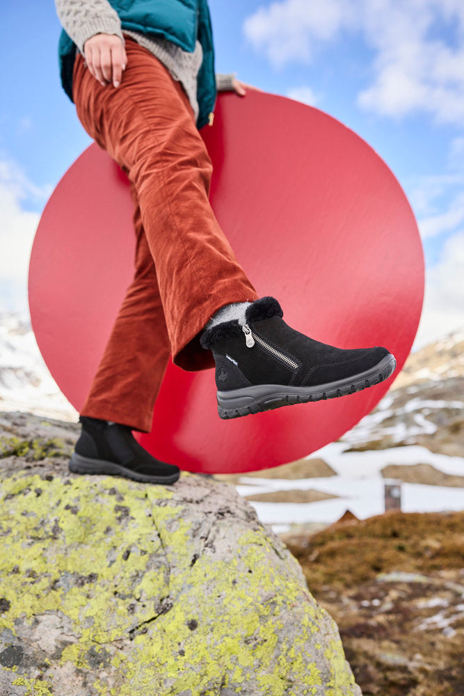 Rieker TEX L7188-00 Black Warm Ankle Boots