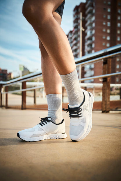 Rieker Soft M9000-80 White Sneakers with White Sole