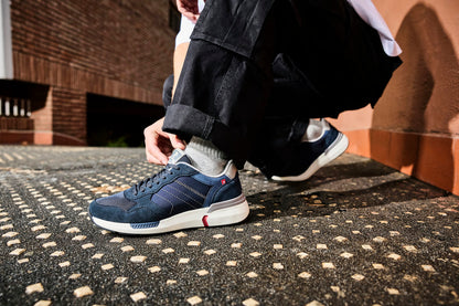 Rieker Soft U1401-14 Navy Lace Sneakers