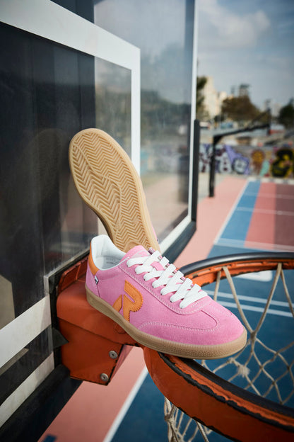Rieker Swing2Go W2200-31 Pink & Orange Trainers
