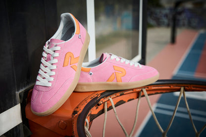 Rieker Swing2Go W2200-31 Pink & Orange Trainers