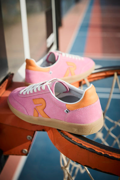 Rieker Swing2Go W2200-31 Pink & Orange Trainers
