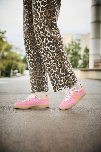 Rieker Swing2Go W2200-31 Pink & Orange Trainers