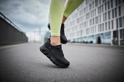 Rieker TEX Soft W3501-00 Black G Fit Elastic Lace Sneakers