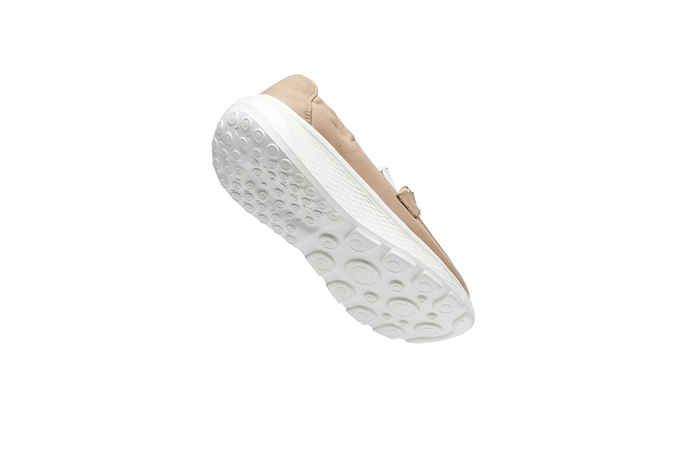 G Comfort S-2722 BC Beige Combi Ultra Light Moccasins with Chain