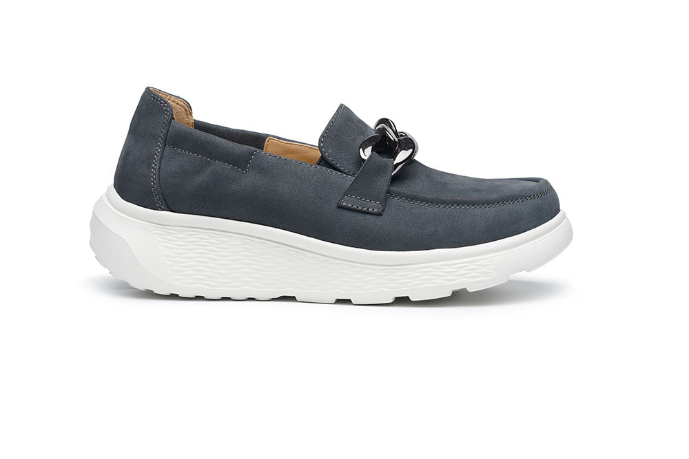 G Comfort S-2722 J Jeans Ultra Light Softnubuck Moccasins