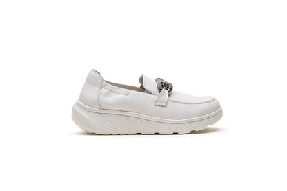G Comfort S-2722 White Ultra Light Moccasins