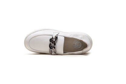 G Comfort S-2722 White Ultra Light Moccasins