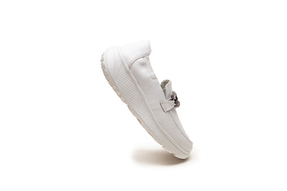 G Comfort S-2722 White Ultra Light Moccasins