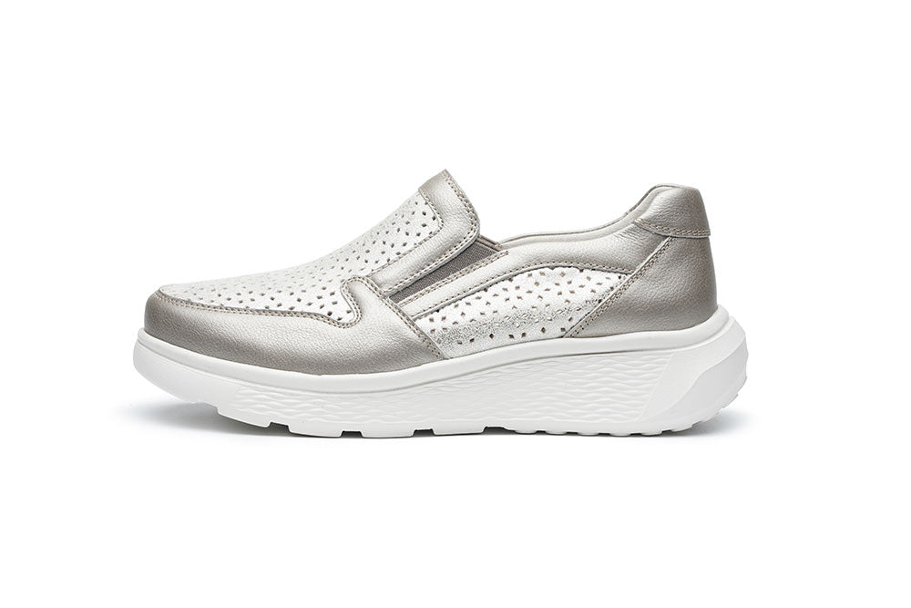 G Comfort S-2723 PC Platinum Combi Ultra Light Slip On Shoes