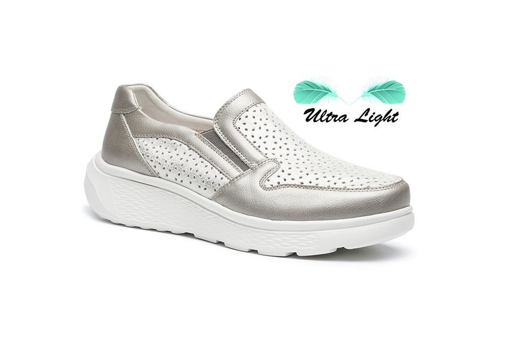 G Comfort S-2723 PC Platinum Combi Ultra Light Slip On Shoes