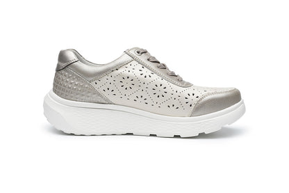 G Comfort S-2726 PC Platinum Cream Ultra Light Perforation Sneakers