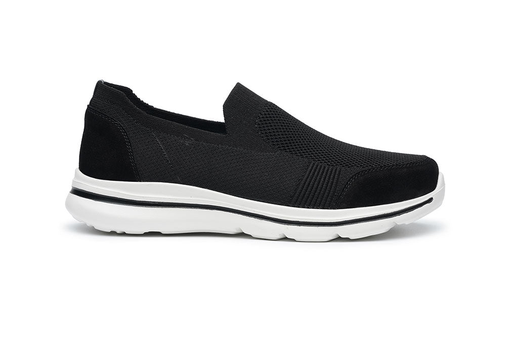 G Comfort S-58972 S Black Ultra Light Mesh Slip On Shoes