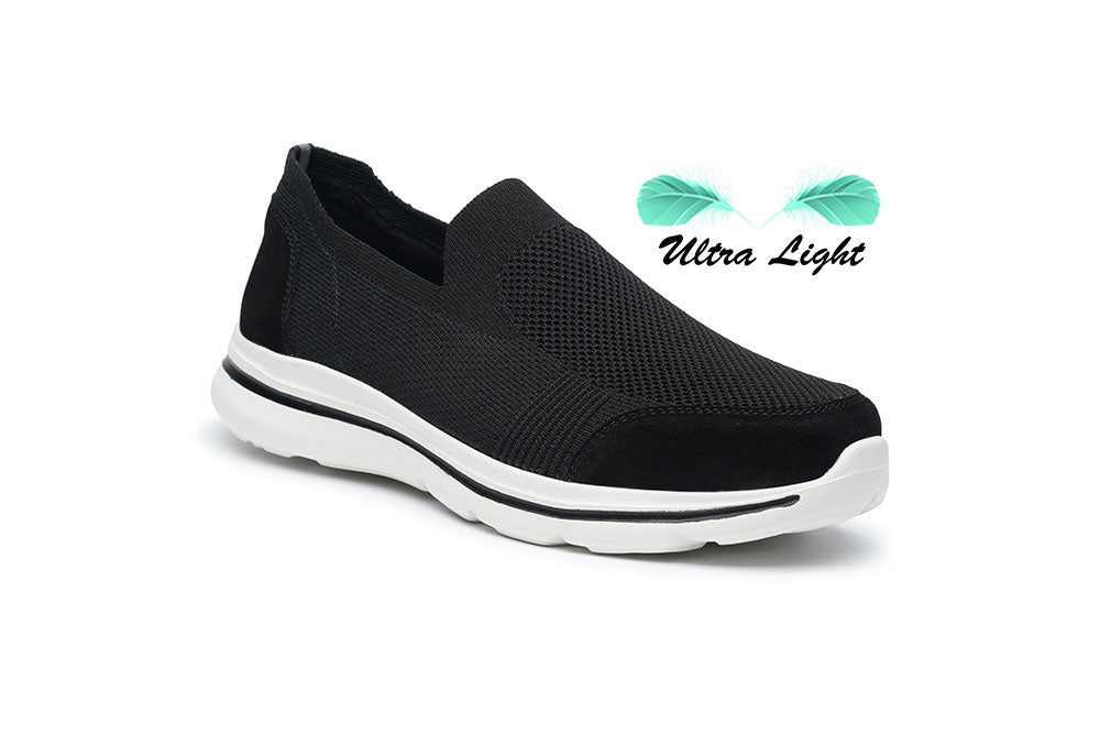 G Comfort S-58972 S Black Ultra Light Mesh Slip On Shoes