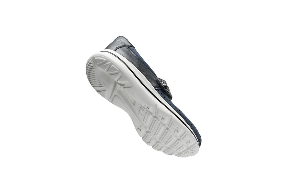 G Comfort S-823 L Navy Metallic Ultra Light Velcro Shoes