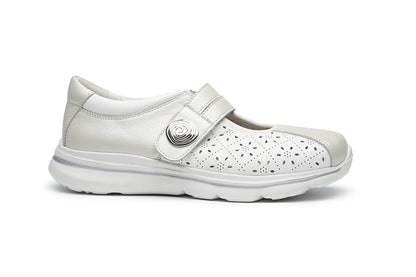 G Comfort S-823 PP Beige Perlato Ultra Light Velcro Shoes