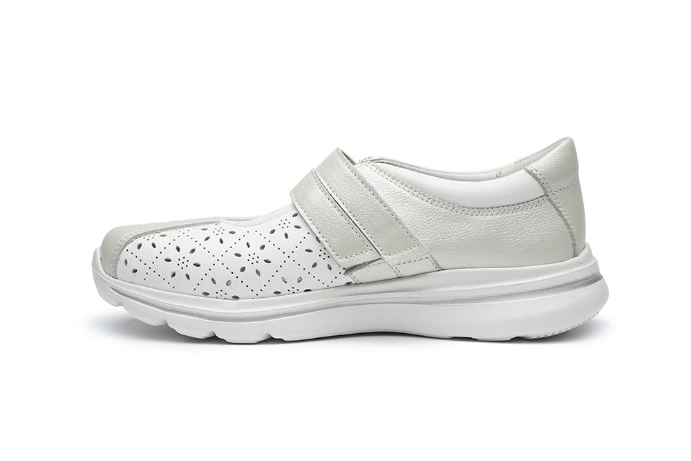 G Comfort S-823 PP Beige Perlato Ultra Light Velcro Shoes