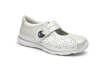 G Comfort S-823 PP Beige Perlato Ultra Light Velcro Shoes