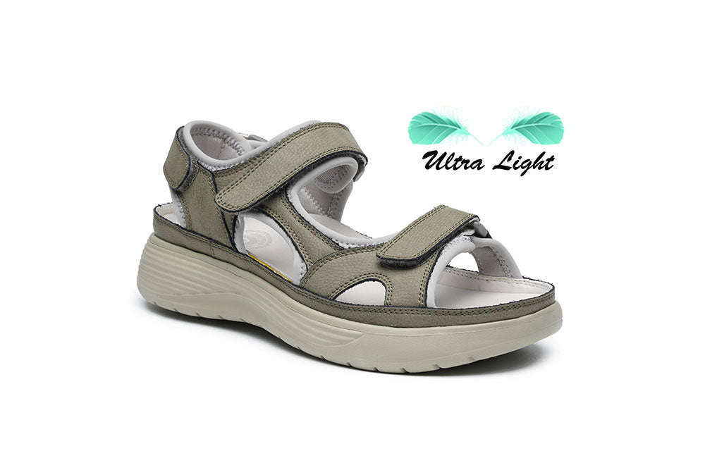 G Comfort S-8623 G Khaki Mill Nubuck Sandals