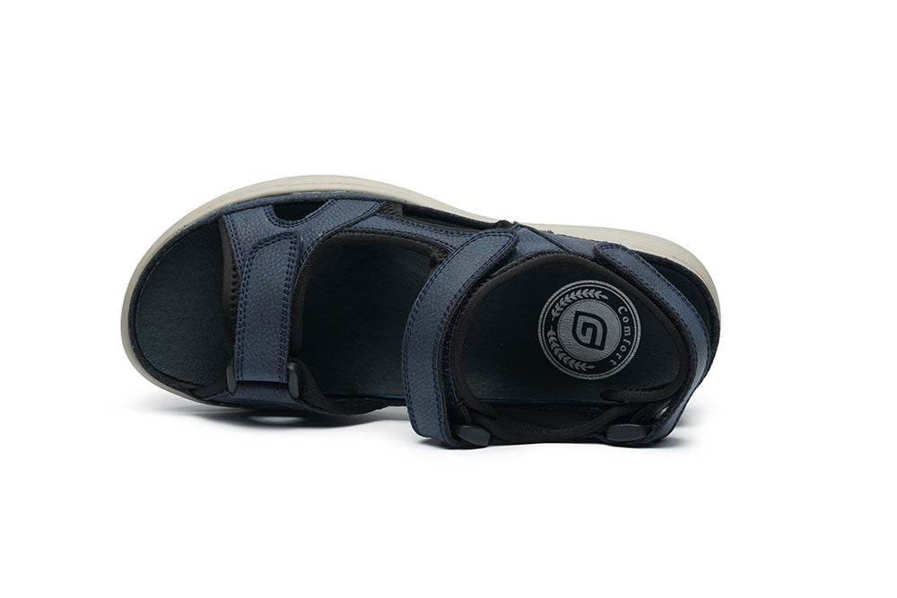 G Comfort S-8623 L Navy Ocean Ultra Light Sandals