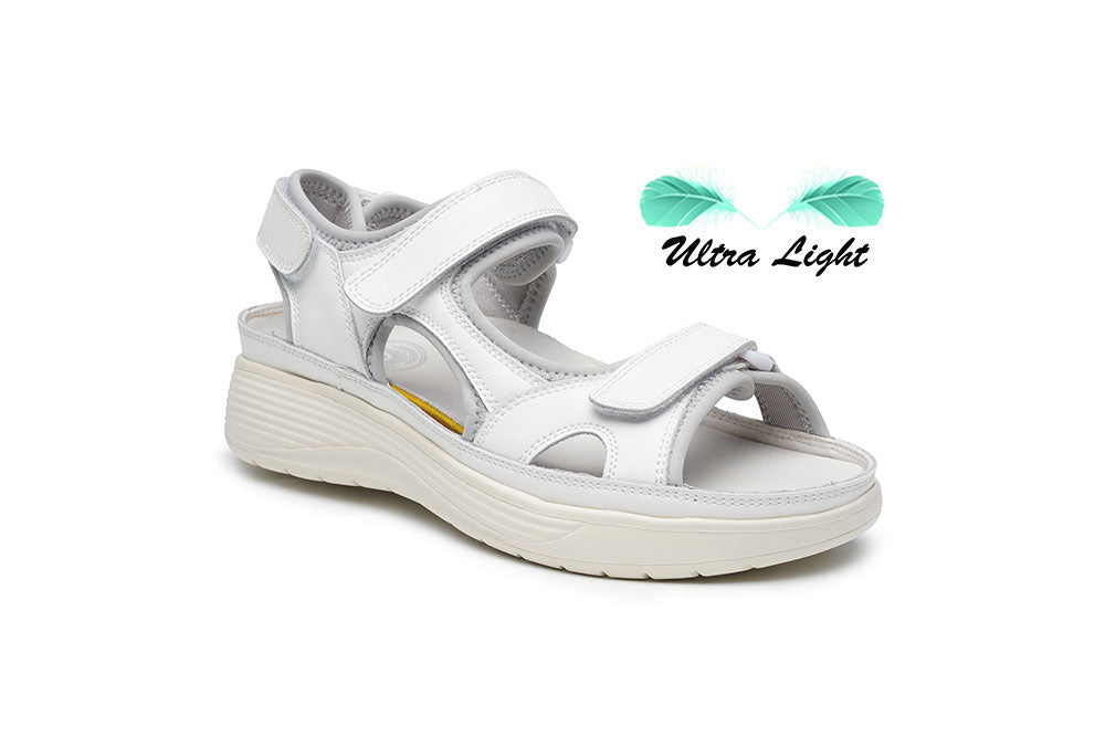 G Comfort S-8623 W White Ultra Light Sandals