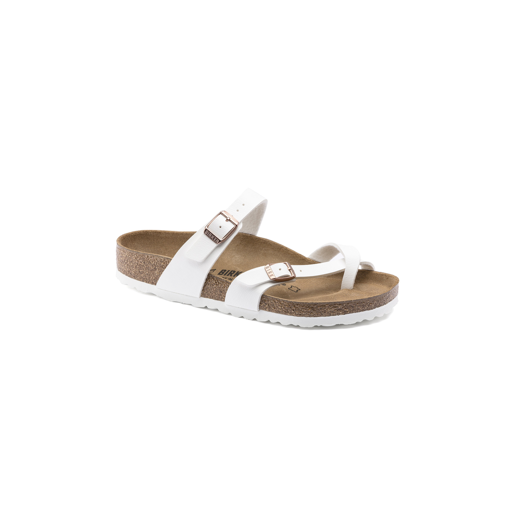 Birkenstock 1014190 Mayari White Birko Flor Sandals