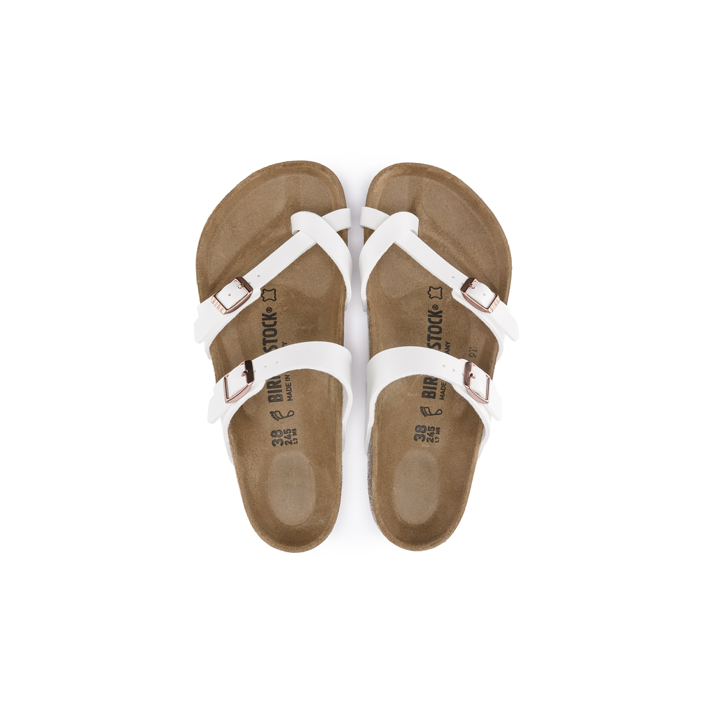 Birkenstock 1014190 Mayari White Birko Flor Sandals