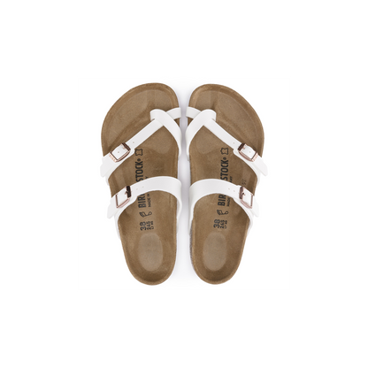 Birkenstock 1014190 Mayari White Birko Flor Sandals