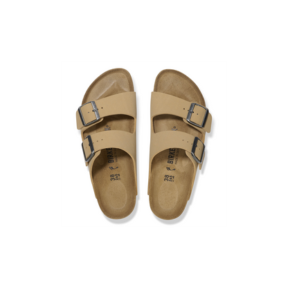 Birkenstock 1029151 Arizona Birko-Flor Birkibuc Latte Cream/Caramel Sandals