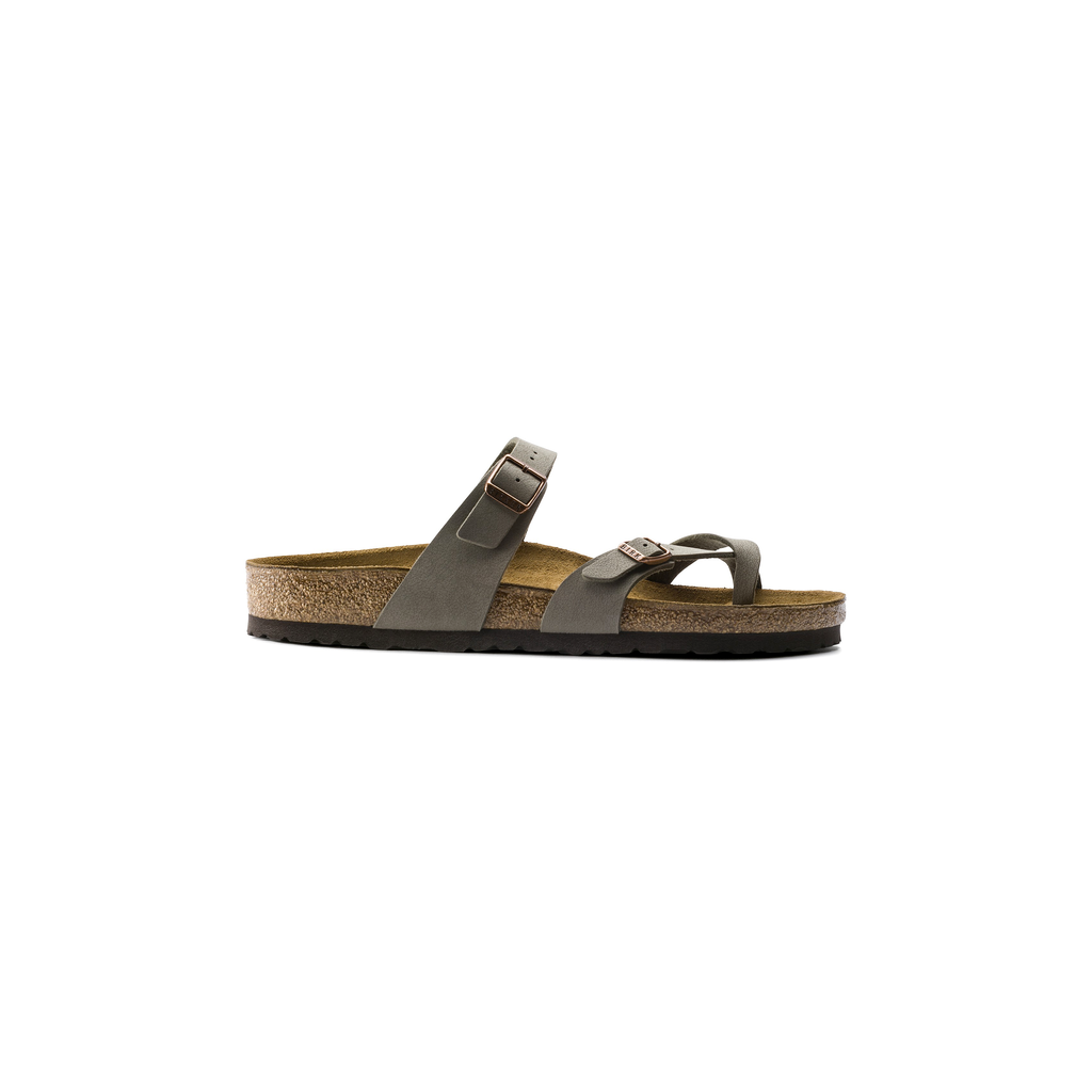 Birkenstock 71071 Mayari Stone Birko Flor Nubuck Sandals
