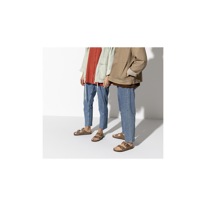 Birkenstock 552811 Arizona Tabacco Brown Soft Footbed Natural Leather Oiled Sandals - Mens Regular Fit