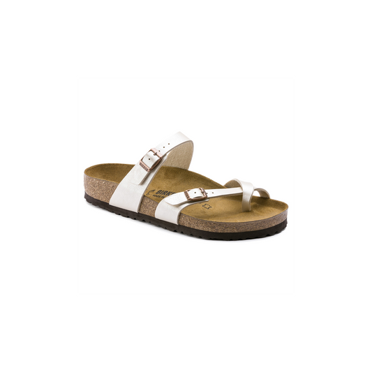 Birkenstock 0071661/71661 Mayari Graceful Pearl White Double Strap Sandals
