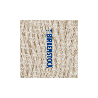 Birkenstock 1008061 Cotton Slub Men Cotton/Polyamid/Elastane Beige/White Socks
