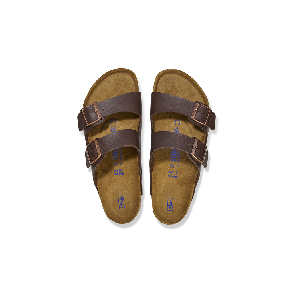 Birkenstock 451161 Arizona Dark Brown Soft Footbed Sandals