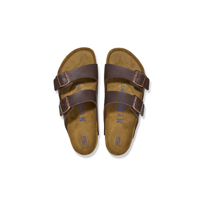 Birkenstock 451161 Arizona Dark Brown Soft Footbed Sandals