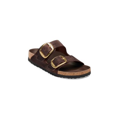 Birkenstock 1032916 Arizona Big Buckle Habana Natural Leather Oiled Sandals