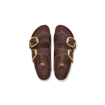 Birkenstock 1032916 Arizona Big Buckle Habana Natural Leather Oiled Sandals