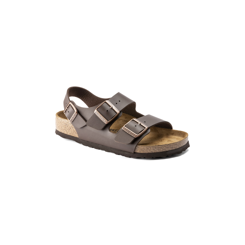 Birkenstock 34701 Milano Dark Brown Birko Flor Sandals