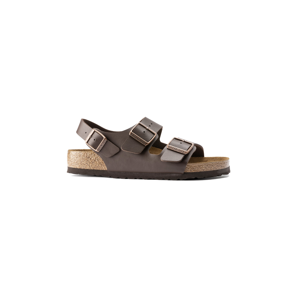 Birkenstock 34701 Milano Dark Brown Birko Flor Sandals