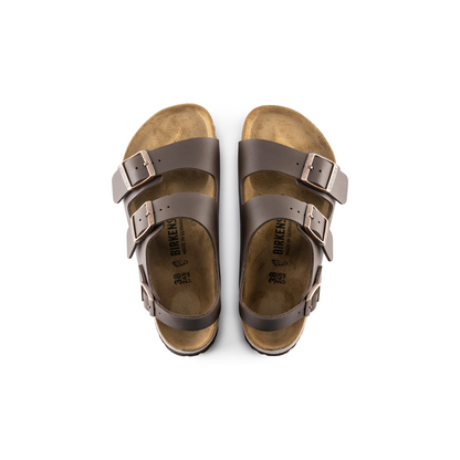 Birkenstock 34701 Milano Dark Brown Birko Flor Sandals